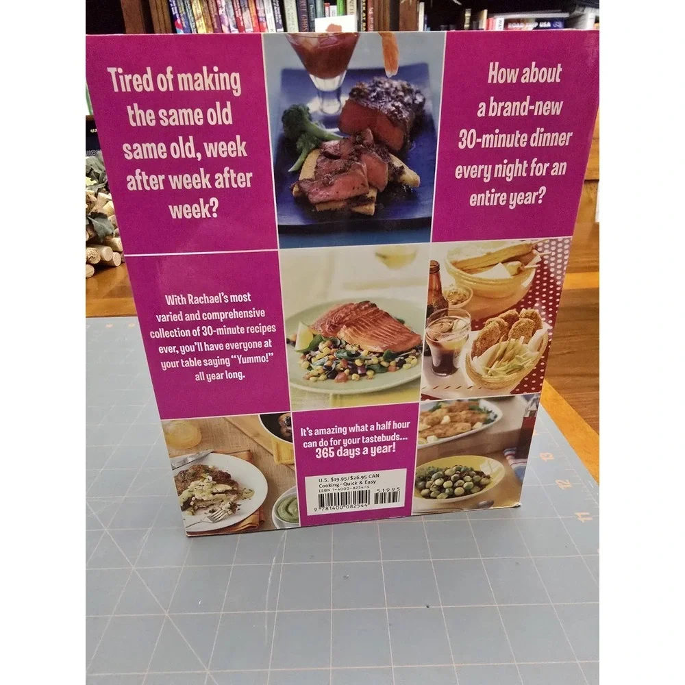 Rachael Ray 365: No Repeats‎ - 30 Minute Meal Cookbook - Paperback Quick Easy